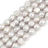 Natural Cultured Freshwater Pearl Beads Strands PEAR-P064-20K-03E-2