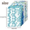 12 Sheets Blue Theme Scrapbook Paper Pad Sets PW-WGDC27B-01-4