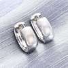 Brass Hoop Earrings EJEW-Q015-21A-P-3