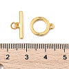 SHEGRACE Brass Toggle Clasps XGR0123G-157G-3