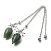 Natural Green Aventurine Dowsing Pendulum Pendants GG-CBA6D08-A10-2