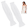 Polyester Detachable Mesh Puff Sleeves AJEW-WH0485-43B-1