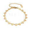 304 Stainless Steel Link Chain Bracelets for Women LS-BJEW-P372-02B-G-2