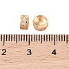 Brass Micro Pave Cubic Zirconia Beads KK-B100-043G-02-3