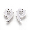 Tarnish Resistant 201 Stainless Steel Charms STAS-F175-01P-9-1