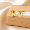 304 Stainless Steel Stud Earrings WGC3500-03-1