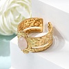304 Stainless Steel Cuff Open Rings RJEW-F213-02G-12-5