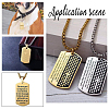 304 Stainless Steel Pendants STAS-UN0013-42G-6