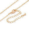 Brass Cable Chain Necklaces NJEW-H032-03G-3