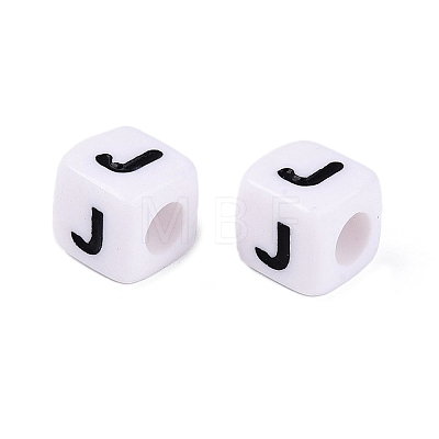 Opaque Acrylic Beads SACR-N020-04A-J-1