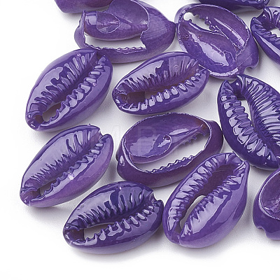 Natural Cowrie Shell Beads X-SHEL-T007-74B-1