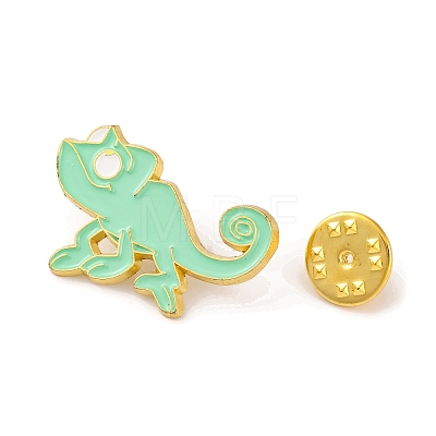 Lizard Alloy Enamel Pins JEWB-A024-02-1