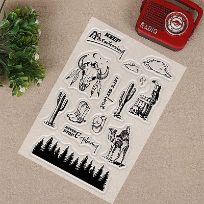 PVC Plastic Stamps DIY-WH0167-56T-1