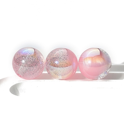 30Pcs Gradient Color Opaque Resin Beads PW-WG675F3-08-1