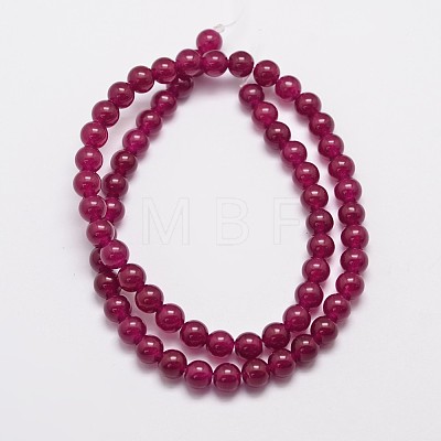 Natural & Dyed Malaysia Jade Bead Strands X-G-A146-6mm-A15-1