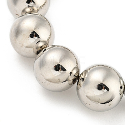 CCB Chunky Bead Ball Chain Necklaces NJEW-K261-04P-1