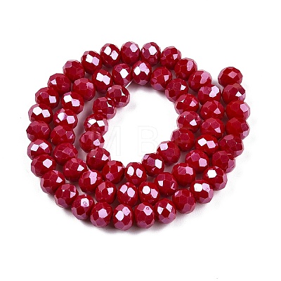 Electroplate Glass Beads Strands LS-EGLA-A044-P8mm-A15-1
