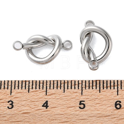 Non-Tarnish 304 Stainless Steel Connector Charms STAS-G338-04P-1