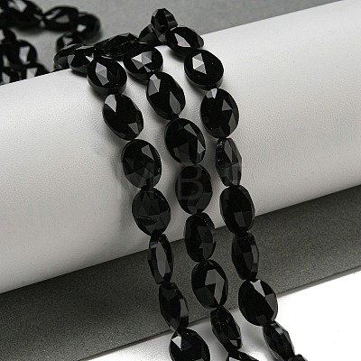 Natural Obsidian Beads Strands G-P544-D08-01-1