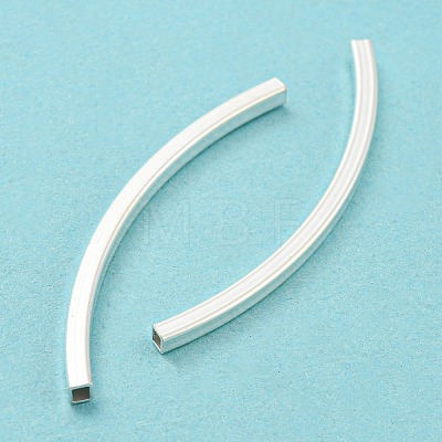 925 Sterling Silver Tube Beads STER-Q191-04S-1