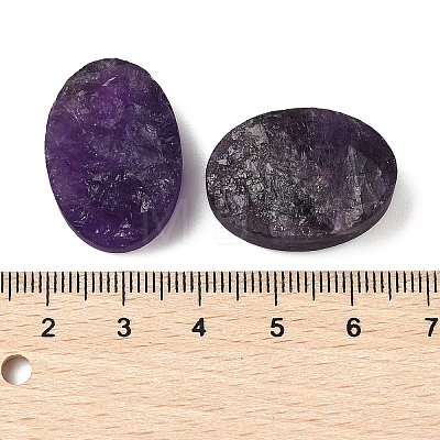 Natural Amethyst Cabochons G-K338-38B-01-1