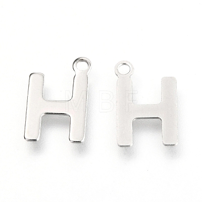 Non-Tarnish 201 Stainless Steel Charms X-STAS-C021-06P-H-1