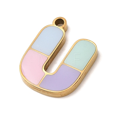 304 Stainless Steel Pendants STAS-K297-09U-G-1
