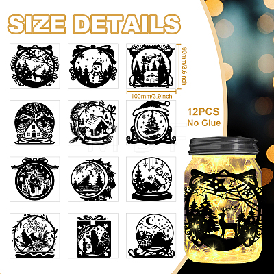 PVC Silhouette Paper AJEW-WH0345-0057-1