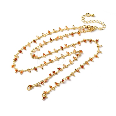 Brass Cable Chain Necklace Making KK-K337-12G-10-1