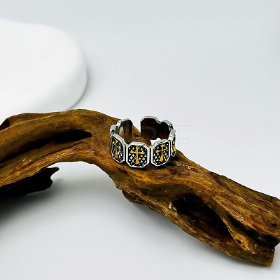 Alloy Cuff Open Rings for Men WG2CC32-02-1