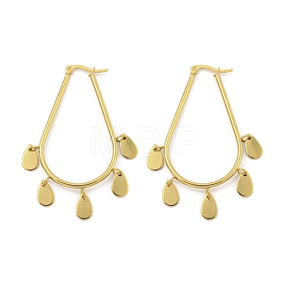 304 Stainless Steel Earrings for Women EJEW-E305-12G-1