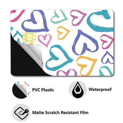 PVC Plastic Waterproof Card Stickers DIY-WH0432-010-1