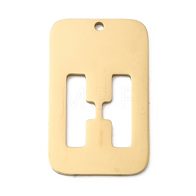 304 Stainless Steel Pendants STAS-D200-01H-G-1
