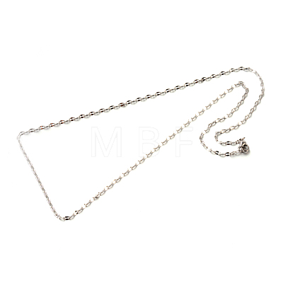 304 Stainless Steel Link Chain Necklaces STAS-M174-051P-B-1