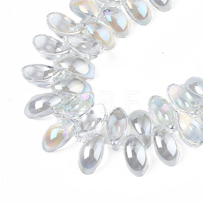 Electroplate Glass Beads Strand EGLA-S188-26-B03-1