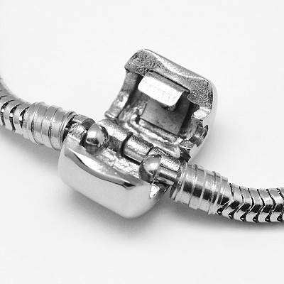304 Stainless Steel European Style Bracelets for Jewelry Making PPJ-F002-02B-1