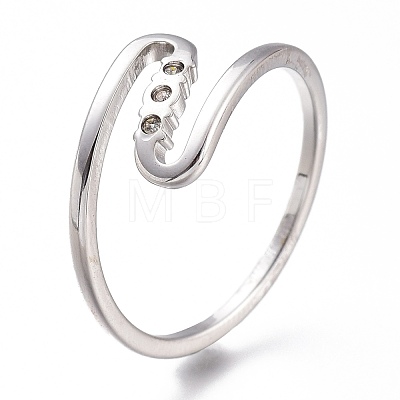 304 Stainless Steel Finger Rings RJEW-F110-12P-1