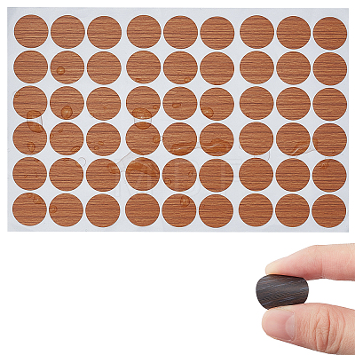 Gorgecraft Self-Adhesive Plastic Stickers Repair Patch for Furniture DIY-GF0002-69-1