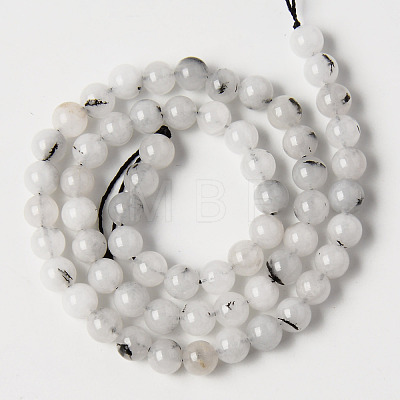 Natural Quartz Beads Strands G-T129-11-6mm-1