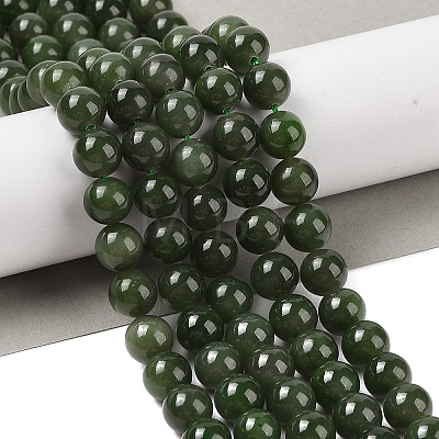 Natural Canada Jade Beads Strands G-NH0001-G01-02-1