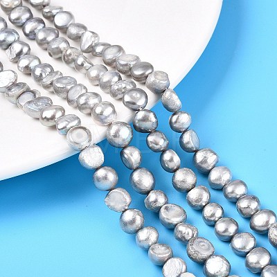 Natural Cultured Freshwater Pearl Beads Strands PEAR-R064-24-1