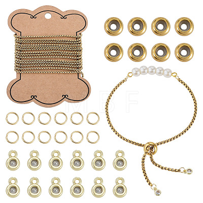 DIY Chain Bracelets Making Kits DIY-TA0016-02-1