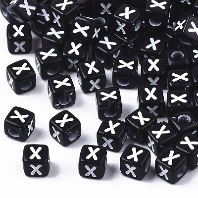 Opaque Acrylic Beads LS-SACR-N002-01X-1