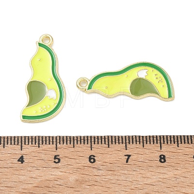 Alloy Enamel Pendants AL-CBA292F-01J-G-1