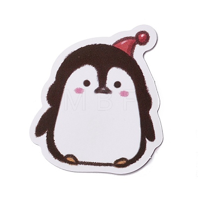 Cartoon Penguin Paper Stickers Set X-DIY-M031-43-1