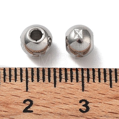 303 Stainless Steel Beads STAS-Q302-06A-P-1