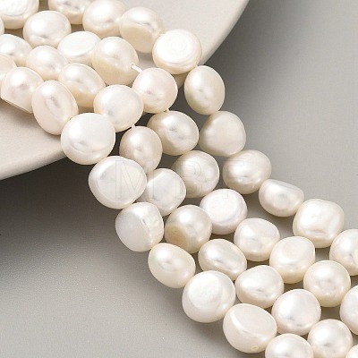 Natural Cultured Freshwater Pearl Beads Strands PEAR-A006-09G-1