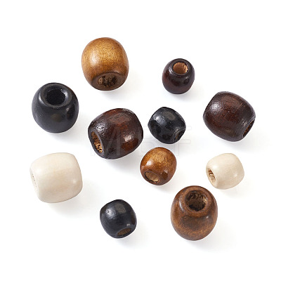 Cheriswelry Dyed Natural Wood Beads WOOD-CW0001-01-LF-1
