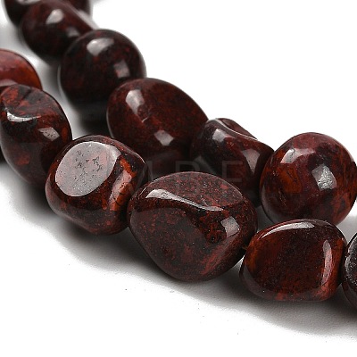 Natural Brecciated Jasper Beads Strands G-P497-01E-92-1