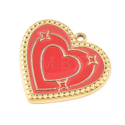304 Stainless Steel Enamel Pendants STAS-Z186-12G-02-1